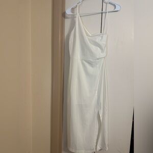 Petal & Pup One Shoulder Ivory Dress